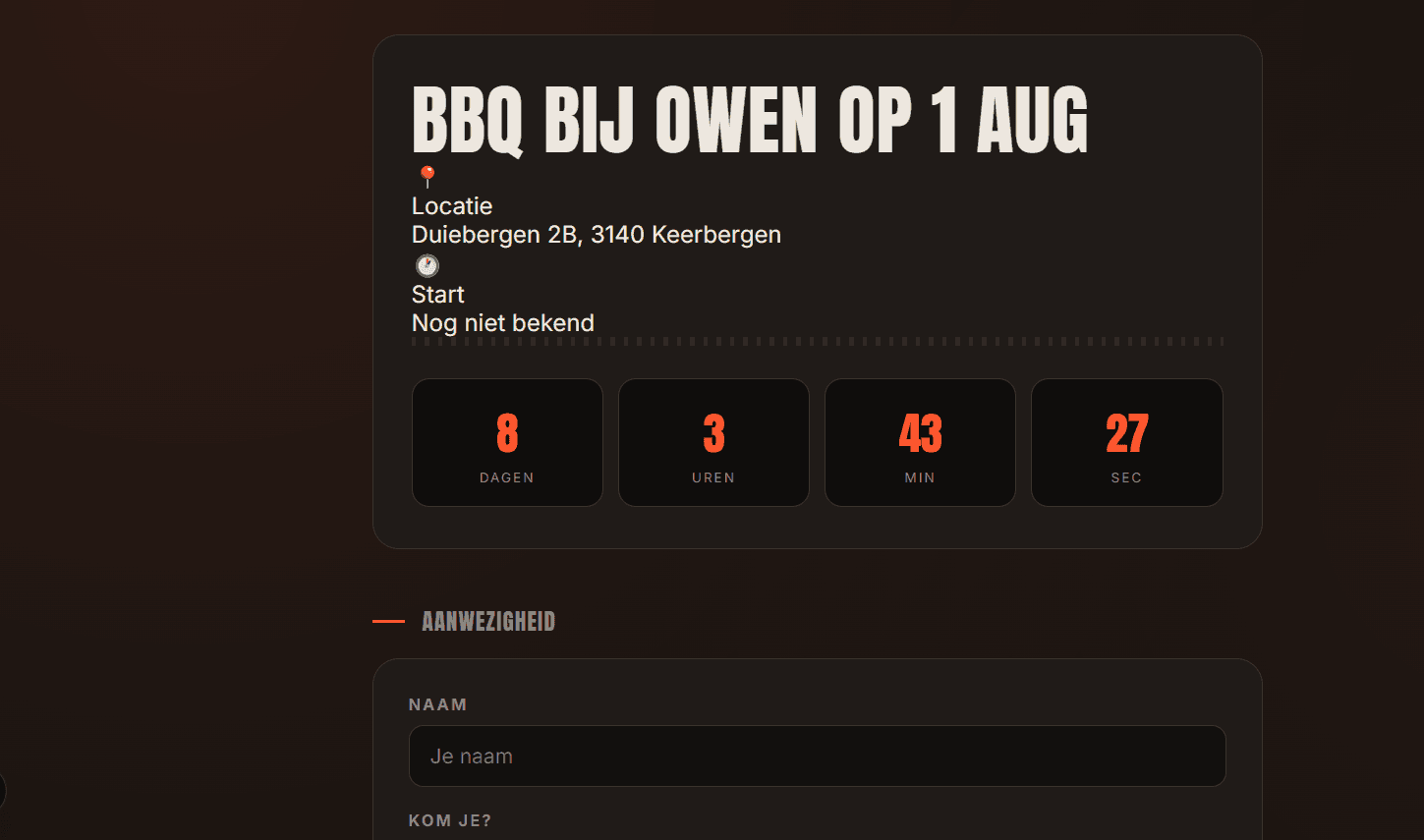 BBQ planning-app